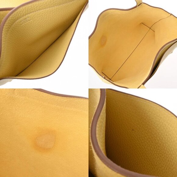 HERMES Jaune citron tote bag 800000132053000 - Picture 8 of 9